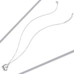 Strieborný náhrdelník s príveskom vtáčika