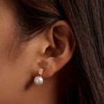 Dámske náušnice strieborné s perlami