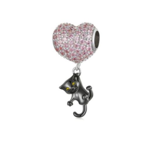 Strieborné kúzlo, mačka s balónom