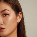 Dámske náušnice, strieborné, srdiečko