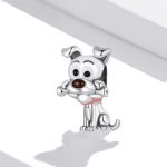 Strieborný prívesok so psou kosťou