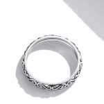 Dámsky prsteň, strieborný, vintage, veľkosť 8