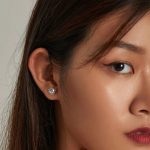 Strieborné napichovacie náušnice, kvetinka