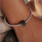 Strieborné kúzlo, čierna ruža