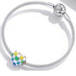 Strieborný prívesok, kárované srdce