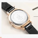 Dámske hodinky Shengke, obdĺžnikové, s kryštálmi