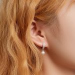 Strieborné náušnice s perlami