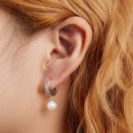 Strieborné náušnice s perlami