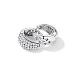 Strieborné náušnice so zirkónovým kryštálom