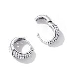 Strieborné náušnice so zirkónovým kryštálom