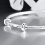 Strieborný prívesok stopky 2 ks + plátno, strieborné