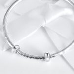 Strieborný prívesok stopky 2 ks + plátno, strieborné