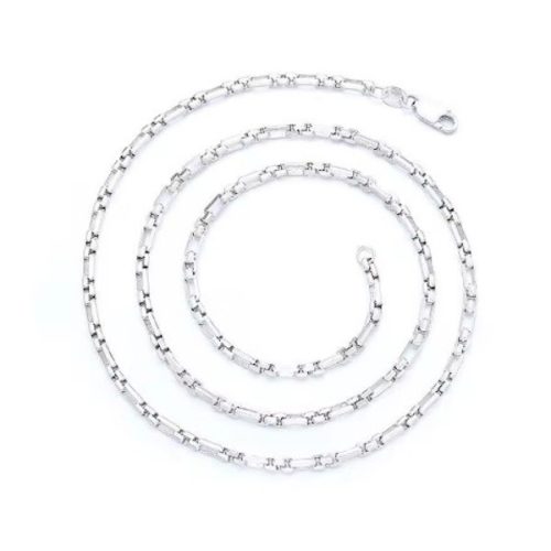 Ezüst nyaklánc férfiaknak, 55 cm