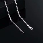 Ezüst nyaklánc férfiaknak, 60 cm