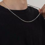 Ezüst nyaklánc férfiaknak, 60 cm