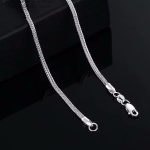 Ezüst nyaklánc férfiaknak, 55 cm