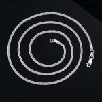 Ezüst nyaklánc férfiaknak, 60 cm