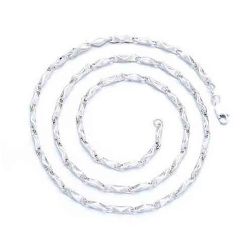 Ezüst nyaklánc férfiaknak, 55 cm