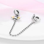 Strieborný prívesok s bezpečnostnou retiazkou, úľ