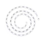 Ezüst nyaklánc férfiaknak, 55 cm