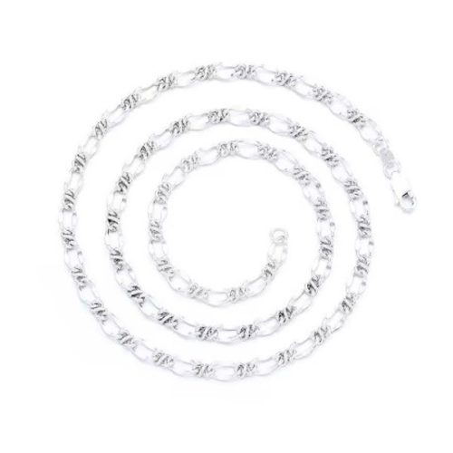 Ezüst nyaklánc férfiaknak, 55 cm