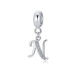 Strieborný prívesok, písmeno N