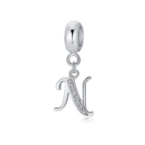 Strieborný prívesok, písmeno N