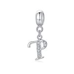 Strieborný prívesok, písmeno P
