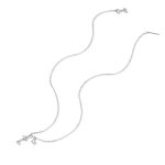 Strieborný náhrdelník s príveskom na kľúče