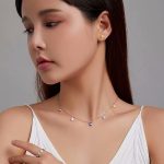 Ezüst nyaklánc őrző szemekkel