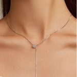 Strieborný náhrdelník s príveskom srdiečka