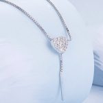 Strieborný náhrdelník s príveskom srdiečka