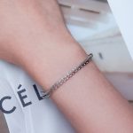 Strieborný náramok, dvojitý