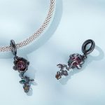 Strieborné kúzlo, červená ruža