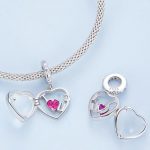 Strieborné kúzlo, otváracie srdce