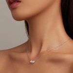 Strieborný náhrdelník s perlovým príveskom