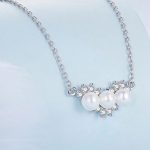 Strieborný náhrdelník s perlovým príveskom