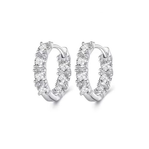 Ezüst fülbevaló cirkóniummal