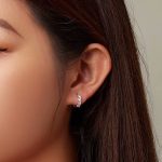 Ezüst fülbevaló cirkóniummal