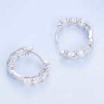 Ezüst fülbevaló cirkóniummal