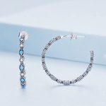 Strieborné náušnice s motívom diabolských očí