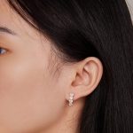 Strieborné náušnice v tvare U