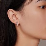 Strieborné náušnice v tvare U