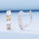 Strieborné náušnice v tvare U