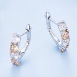 Strieborné náušnice v tvare U