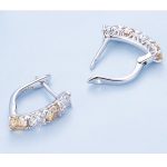 Strieborné náušnice v tvare U