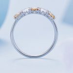 Strieborný zásnubný prsteň, dámsky, veľkosť 7