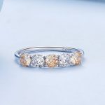 Strieborný zásnubný prsteň, dámsky, veľkosť 7