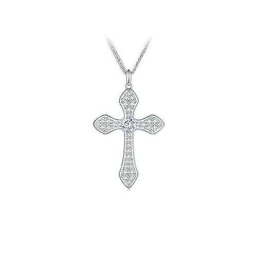 Strieborný náhrdelník s príveskom krížik