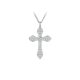 Strieborný náhrdelník s príveskom krížik